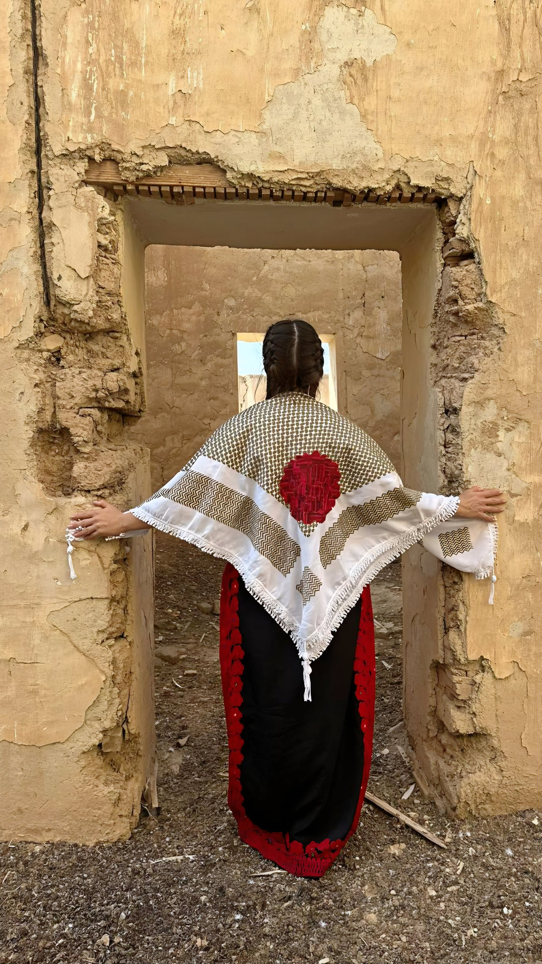 Klassisk  Kufiya-skjerf fra Nablus