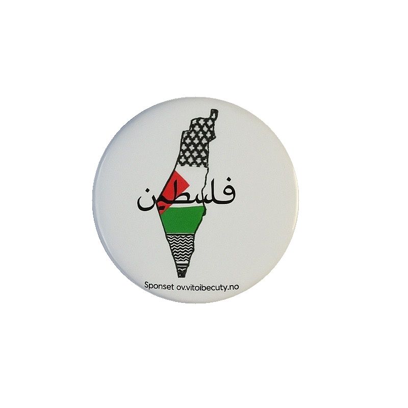 Fritt Palestina button